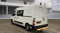 USED 2019 19 VAUXHALL MOVANO L2 H2 Crew Van with Integrated Mess Unit With Air Conditioning Cdti 130 PS. FREE 3 YEAR WARRANTY COVER ON THIS VAN Super Low Miles - Only 29894 miles from new .A supremely versatile and well-equipped vehicle, perfectly configured for teams requiring both substantial cargo capacity and on-the-go amenity space.  This example is in great condition and boasts a comprehensive specification for comfort and functionality. It features a robust CDTi 130 PS engine, paired with essential travel comforts including Air Conditioning and Cruise Control. Practical additions like Front Fog Lights and a Speed Limiter enhance safety and control in all conditions.  The unique interior offers flexible seating for seven crew members. The integrated mess unit, complete with a fitted Table and Microwave, provides a dedicated space for breaks and planning. Rear Heating ensures comfort throughout the cabin.  This well-maintained van has had just one owner from new. Its history is supported by three services recorded on the printout, and it comes with both sets of keys.  An outstanding, ready-to-work proposition combining space, specification, and proven history.  Discover this exceptional and highly practical Movano today. 