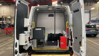 USED 2019 19 VAUXHALL MOVANO L2 H2 Crew Van with Integrated Mess Unit With Air Conditioning Cdti 130 PS. FREE 3 YEAR WARRANTY COVER ON THIS VAN Super Low Miles - Only 29894 miles from new .A supremely versatile and well-equipped vehicle, perfectly configured for teams requiring both substantial cargo capacity and on-the-go amenity space.  This example is in great condition and boasts a comprehensive specification for comfort and functionality. It features a robust CDTi 130 PS engine, paired with essential travel comforts including Air Conditioning and Cruise Control. Practical additions like Front Fog Lights and a Speed Limiter enhance safety and control in all conditions.  The unique interior offers flexible seating for seven crew members. The integrated mess unit, complete with a fitted Table and Microwave, provides a dedicated space for breaks and planning. Rear Heating ensures comfort throughout the cabin.  This well-maintained van has had just one owner from new. Its history is supported by three services recorded on the printout, and it comes with both sets of keys.  An outstanding, ready-to-work proposition combining space, specification, and proven history.  Discover this exceptional and highly practical Movano today. 