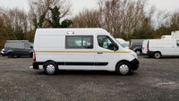 USED 2019 68 VAUXHALL MOVANO L2 H2 Crew Van with Integrated Mess Unit With Air Conditioning Cdti 130 PS. FREE 3 YEAR WARRANTY COVER ON THIS VAN   A supremely versatile and well-equipped vehicle, perfectly configured for teams requiring both substantial cargo capacity and on-the-go amenity space.  This example is in great condition and boasts a comprehensive specification for comfort and functionality. It features a robust CDTi 130 PS engine, paired with essential travel comforts including Air Conditioning and Cruise Control. Practical additions like Front Fog Lights and a Speed Limiter enhance safety and control in all conditions.  The unique interior offers flexible seating for seven crew members. The integrated mess unit, complete with a fitted Table and Microwave, provides a dedicated space for breaks and planning. Rear Heating ensures comfort throughout the cabin.  This well-maintained van has had just one owner from new. Its history is supported by three services recorded on the printout, and it comes with both sets of keys.  An outstanding, ready-to-work proposition combining space, specification, and proven history.  Discover this exceptional and highly practical Movano today. 