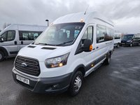 USED 2018 67 FORD TRANSIT 2.2 TDCi 460 HDT Minibus 5dr Diesel Manual L4 H3 (17 seats) (196 g/km, 153 bhp) 3 MONTHS WARRANTY - ULEZ COMPLIANT