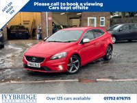 USED 2015 65 VOLVO V40 2.0 D2 R-Design Hatchback 5dr Diesel Manual Euro 6 (s/s) (120 ps) ONLY 3 FORMER KEEPER+&pound;20 TAX