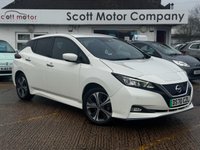 USED 2020 70 NISSAN LEAF 62kWh e+ n-tec Hatchback 5dr Electric Auto (217 ps) Heated leather trim and steering wheel, Navi, 360* cameras