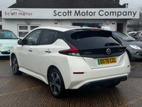USED 2020 70 NISSAN LEAF 62kWh e+ n-tec Hatchback 5dr Electric Auto (217 ps) Heated leather trim and steering wheel, Navi, 360* cameras