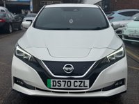 USED 2020 70 NISSAN LEAF 62kWh e+ n-tec Hatchback 5dr Electric Auto (217 ps) Heated leather trim and steering wheel, Navi, 360* cameras