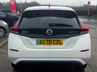 USED 2020 70 NISSAN LEAF 62kWh e+ n-tec Hatchback 5dr Electric Auto (217 ps) Heated leather trim and steering wheel, Navi, 360* cameras
