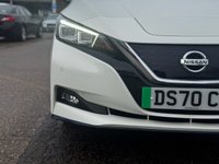 USED 2020 70 NISSAN LEAF 62kWh e+ n-tec Hatchback 5dr Electric Auto (217 ps) Heated leather trim and steering wheel, Navi, 360* cameras