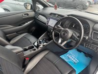 USED 2020 70 NISSAN LEAF 62kWh e+ n-tec Hatchback 5dr Electric Auto (217 ps) Heated leather trim and steering wheel, Navi, 360* cameras
