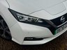 USED 2020 70 NISSAN LEAF 62kWh e+ n-tec Hatchback 5dr Electric Auto (217 ps) Heated leather trim and steering wheel, Navi, 360* cameras