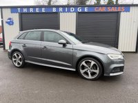 USED 2017 17 AUDI A3 1.6 TDI S line Sportback 5dr Diesel Manual Euro 6 (s/s) (110 ps) 