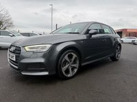 USED 2017 17 AUDI A3 1.6 TDI S line Sportback 5dr Diesel Manual Euro 6 (s/s) (110 ps) 