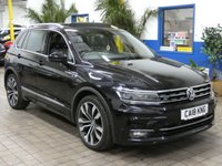 USED 2018 18 VOLKSWAGEN TIGUAN 2.0 TSI R-Line SUV 5dr Petrol DSG 4Motion Euro 6 (s/s) (180 ps) 4WD SAT NAV ANDROID APPLE CARPLAY SUNROOF HEATED SEATS CRUISE CONTROL PARKING SENSORS SERVICE HISTORY WARRANTY