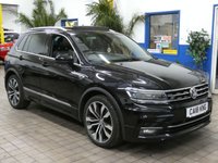 USED 2018 18 VOLKSWAGEN TIGUAN 2.0 TSI R-Line SUV 5dr Petrol DSG 4Motion Euro 6 (s/s) (180 ps) 4WD SAT NAV ANDROID APPLE CARPLAY SUNROOF HEATED SEATS CRUISE CONTROL PARKING SENSORS SERVICE HISTORY WARRANTY