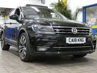 USED 2018 18 VOLKSWAGEN TIGUAN 2.0 TSI R-Line SUV 5dr Petrol DSG 4Motion Euro 6 (s/s) (180 ps) 4WD SAT NAV ANDROID APPLE CARPLAY SUNROOF HEATED SEATS CRUISE CONTROL PARKING SENSORS SERVICE HISTORY WARRANTY