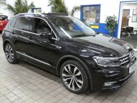 USED 2018 18 VOLKSWAGEN TIGUAN 2.0 TSI R-Line SUV 5dr Petrol DSG 4Motion Euro 6 (s/s) (180 ps) 4WD SAT NAV ANDROID APPLE CARPLAY SUNROOF HEATED SEATS CRUISE CONTROL PARKING SENSORS SERVICE HISTORY WARRANTY