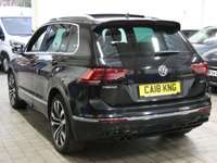 USED 2018 18 VOLKSWAGEN TIGUAN 2.0 TSI R-Line SUV 5dr Petrol DSG 4Motion Euro 6 (s/s) (180 ps) 4WD SAT NAV ANDROID APPLE CARPLAY SUNROOF HEATED SEATS CRUISE CONTROL PARKING SENSORS SERVICE HISTORY WARRANTY