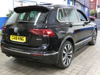 USED 2018 18 VOLKSWAGEN TIGUAN 2.0 TSI R-Line SUV 5dr Petrol DSG 4Motion Euro 6 (s/s) (180 ps) 4WD SAT NAV ANDROID APPLE CARPLAY SUNROOF HEATED SEATS CRUISE CONTROL PARKING SENSORS SERVICE HISTORY WARRANTY
