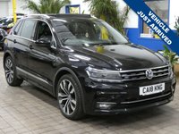 USED 2018 18 VOLKSWAGEN TIGUAN 2.0 TSI R-Line SUV 5dr Petrol DSG 4Motion Euro 6 (s/s) (180 ps) 4WD SAT NAV ANDROID APPLE CARPLAY SUNROOF HEATED SEATS CRUISE CONTROL PARKING SENSORS SERVICE HISTORY WARRANTY