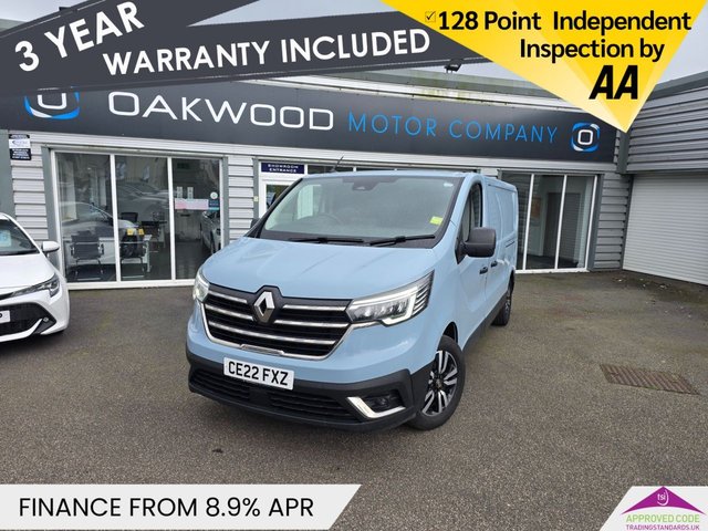 View our Renault Trafic 2.0 dCi Blue LL30 Sport+ Panel Van 5dr Diesel Manual L2 H1 Euro 6 (s/s) (150 ps)