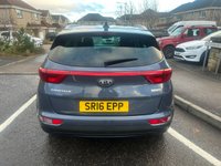 USED 2016 16 KIA SPORTAGE 1.7 CRDi 3 SUV 5dr Diesel Manual Euro 6 (s/s) (114 bhp) TURBO DIESEL,FULL SERVICE HISTORY, &pound;35 A YEAR ROAD TAX "EURO 6"