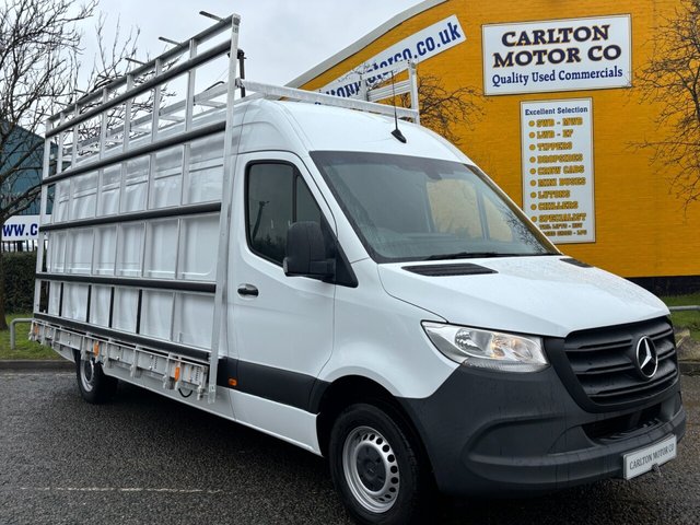 2021 21 Mercedes-Benz Sprinter 2.0 315 CDI Progressive [ GLAZIERS-FRAIL-RACKING ] L3 H2 Panel Van RWD Euro 6 (s/s) (150 ps)