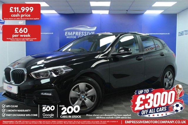 View our BMW 1 Series 1.5 118i SE Hatchback 5dr Petrol Manual Euro 6 (s/s) (140 ps)