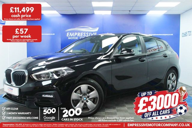 View our BMW 1 Series 1.5 118i SE Hatchback 5dr Petrol Manual Euro 6 (s/s) (140 ps)