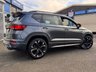 USED 2020 70 SEAT CUPRA ATECA 2.0 TSI SUV 5dr Petrol DSG 4Drive Euro 6 (s/s) (300 ps) Finished in RHODIUM GREY MET with LEATHER ALCANTARA SPORTS TRIM. This high performance compact SUV, known for blending SUV practicality with sports car thrills. In short this Ateca is quick, practical and handles pretty well. Features includes Sat Nav, Virtual Dash, Quad Pipe Exhaust, DAB and Apple Play, B/Tooth, Park Assist, 360 Top View Cameras and more. Dealer serviced at 7794 miles, 18075 miles, 33939 miles, 44656 miles and at 54263 miles on 4/12/2025.