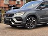 USED 2020 70 SEAT CUPRA ATECA 2.0 TSI SUV 5dr Petrol DSG 4Drive Euro 6 (s/s) (300 ps) Finished in RHODIUM GREY MET with LEATHER ALCANTARA SPORTS TRIM. This high performance compact SUV, known for blending SUV practicality with sports car thrills. In short this Ateca is quick, practical and handles pretty well. Features includes Sat Nav, Virtual Dash, Quad Pipe Exhaust, DAB and Apple Play, B/Tooth, Park Assist, 360 Top View Cameras and more. Dealer serviced at 7794 miles, 18075 miles, 33939 miles, 44656 miles and at 54263 miles on 4/12/2025.