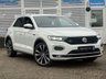 USED 2018 18 VOLKSWAGEN T-ROC 2.0 TDI R-Line SUV 5dr Diesel Manual 4Motion Euro 6 (s/s) (150 ps) Finished in PURE WHITE with contrasting PART LEATHER HEATED Sports Trim. This T-Roc is for those who want a compact SUV with smart styling and a good level of practicality. This Golf based SUV is both practical and fun to drive. Features include, Sat Nav, VIRTUAL DASH, Auto Parking, Electric Tailgate, 19" Alloys, DAB Radio, Part Heated Leather Trim, and much more. Dealer serviced at 19655 miles, 45996 miles, 68529 miles, 81362 miles, and on arrival at 91748 miles.
