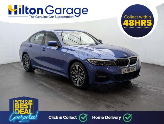 USED 2020 70 BMW 3 SERIES 2.0 330e 12kWh M Sport Saloon 4dr Petrol Plug-in Hybrid Auto Euro 6 (s/s) (292 ps) PARKING ASSISTANT+M SPORT PACKAGE CLICK & COLLECT/HOME DELIVERY
