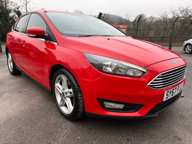 View our Ford Focus 1.0T EcoBoost Zetec Edition Hatchback 5dr Petrol Manual Euro 6,* 5 SERVICE STAMPS* 2 KEYS, SAT/NAV* REAR SENSORS*