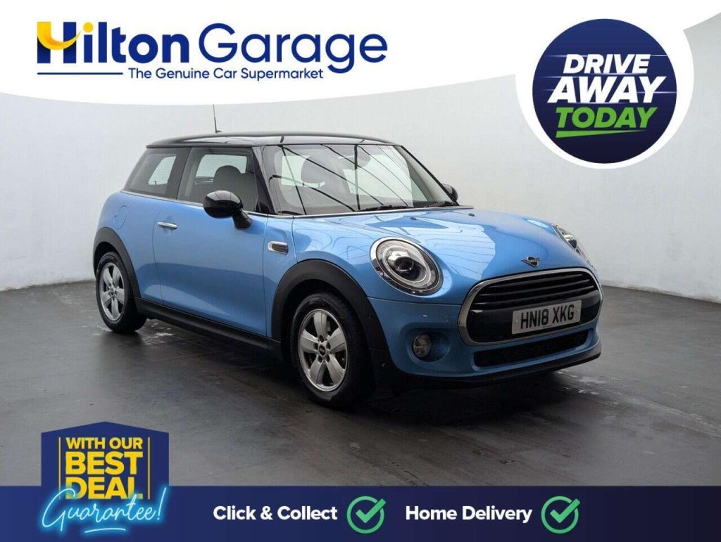 Used 2018 18 MINI HATCH 1.5 Cooper Hatchback 3dr Petrol Manual Euro 6 (s/s) (136 ps) HEATED F SEATS + PARK DIST CONTROL CLICK & COLLECT/HOME DELIVERY