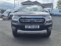 USED 2020 70 FORD RANGER 2.0 EcoBlue Limited Pickup Double Cab 4dr Diesel Manual 4WD Euro 6 (s/s) (170 ps) ULEZ/EURO 6/SATNAV/TOUCHSCREEN/2KEY