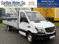 USED 2018 68 MERCEDES-BENZ SPRINTER 2.1 314 CDI C/Cab 2dr DROPSIDE XLWB RWD 17FT BODY 140 bhp) MASSIVE 19ft ALLOY DOUBLE SIDED BODY