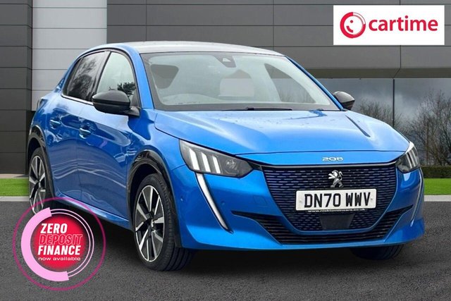 2020 Peugeot E-208 50kWh GT Hatchback 5dr Electric Auto (136 ps) Reverse Camera, Android Auto / Apple CarPlay, Visibility Pack, Electric Door Mirrors, Automatic Dual Zone Climate Control 2020 photo