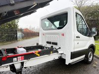 USED 2021 21 FORD TRANSIT 2.0 350 EcoBlue Leader C/Cab 2dr TIPPER CAGED BODY L2 Euro 6 (s/s) (130 ps) CAGED SIDED-TIPPER- REFUGE