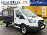 USED 2021 21 FORD TRANSIT 2.0 350 EcoBlue Leader C/Cab 2dr TIPPER CAGED BODY L2 Euro 6 (s/s) (130 ps) CAGED SIDED-TIPPER- REFUGE