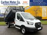 USED 2021 21 FORD TRANSIT 2.0 350 EcoBlue Leader C/Cab 2dr TIPPER CAGED BODY L2 Euro 6 (s/s) (130 ps) CAGED SIDED-TIPPER- REFUGE