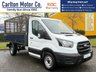 USED 2021 21 FORD TRANSIT 2.0 350 EcoBlue Leader C/Cab 2dr TIPPER CAGED BODY L2 Euro 6 (s/s) (130 ps) CAGED SIDED-TIPPER- REFUGE