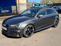 USED 2016 16 AUDI RS3 2.5 TFSI Sportback 5dr Petrol S Tronic quattro Euro 6 (s/s) (Nav) (367 ps) BUILT IN APPLE/ANDROID CARPLAY OEM