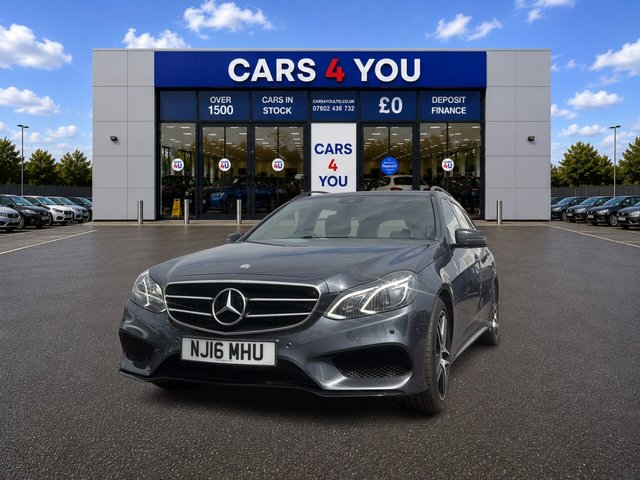 View our Mercedes-Benz E-Class 2.1 E220 BlueTEC AMG Night Edition Estate 5dr Diesel G-Tronic+ Euro 6 (s/s) (177 ps)