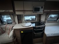 USED 2017 17 ELDDIS ENCORE 285 4 BERTH LUXURY WITH SINGLE BEDS & END BATHROOM WIND OUT AWNING & EXTERNAL BBQ