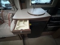 USED 2017 17 ELDDIS ENCORE 285 4 BERTH LUXURY WITH SINGLE BEDS & END BATHROOM WIND OUT AWNING & EXTERNAL BBQ