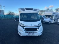 USED 2017 17 ELDDIS ENCORE 285 4 BERTH LUXURY WITH SINGLE BEDS & END BATHROOM WIND OUT AWNING & EXTERNAL BBQ