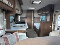 USED 2017 17 ELDDIS ENCORE 285 4 BERTH LUXURY WITH SINGLE BEDS & END BATHROOM WIND OUT AWNING & EXTERNAL BBQ