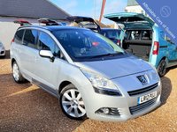 USED 2012 12 PEUGEOT 5008 1.6 HDi Allure MPV 5dr Diesel Manual Euro 5 (112 ps) Low Mileage spacious 7 seater with great spec