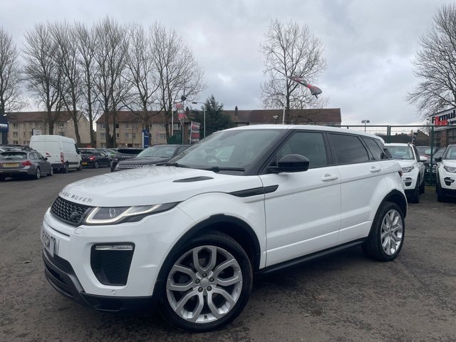 2018 18 LAND ROVER RANGE ROVER EVOQUE 2.0 TD4 HSE Dynamic SUV 5dr Diesel Manual 4WD Euro 6 (s/s) (180 ps) A STUNNING ADDITION TO OUR HUGE SELECTION OF EVOQUES+FINISHED IN MASSIVELY POPULAR WHITE PAINT+4 WHEEL DRIVE+JUST 1 FORMER KEEPER+SERVICE HISTORY+DIESEL+PRIVACY GLASS+FULL LEATHER INTERIOR+FULL PANORAMIC GLASS ROOF+SATELLITE NAVIGATION+PARK ASSIST+CLIMATE CONTROL+20 INCH ALLOY WHEELS+COST NEW &pound;42335 MAKING THIS USED VEHICLE AMAZING VALUE AT OUR LOW PRICE+CALL NOW TO ARRANGE A VIEWING+READY TO DRIVE AWAY TODAY!!!!!!!!!!!!!!!!!!!!!!!!!!!!!!!!!!!!