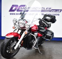 USED 2016 YAMAHA XVS1300 Midnight Star Beautiful Midnight Star in metallic red paint, 4 piece luggage, footboards, heal & toe gear change