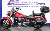 USED 2016 YAMAHA XVS1300 Midnight Star Beautiful Midnight Star in metallic red paint, 4 piece luggage, footboards, heal & toe gear change
