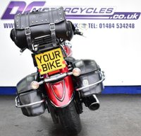 USED 2016 YAMAHA XVS1300 Midnight Star Beautiful Midnight Star in metallic red paint, 4 piece luggage, footboards, heal & toe gear change